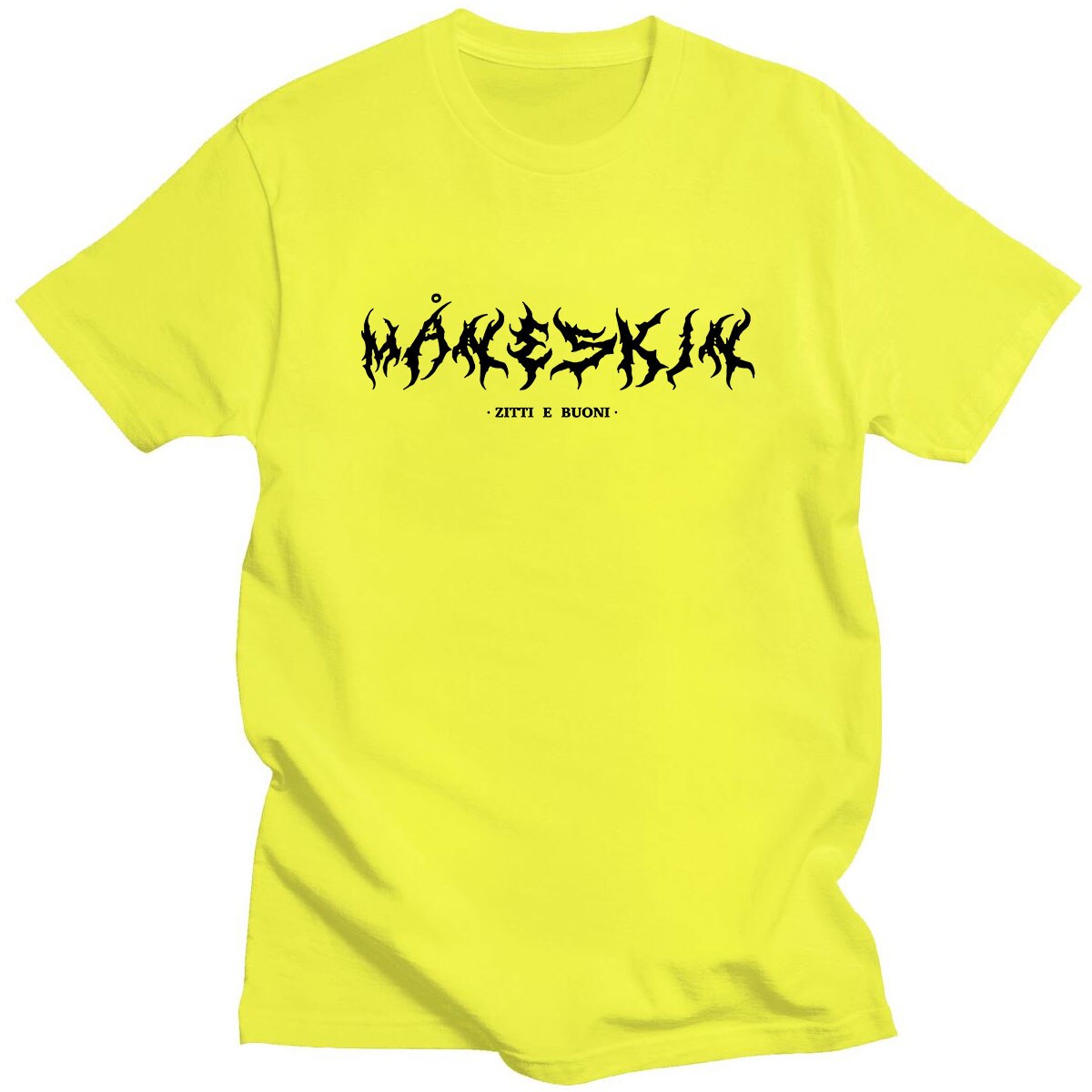 Maneskin T Shirt Cotton Fashion Printed Classic T Shirt Maneskin Shop