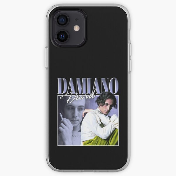 Damiano David Maneskin Maneskin Eurovision 2021 Zitti E Buoni Damiano David iPhone Soft Case RB1408 product Offical Maneskin Merch