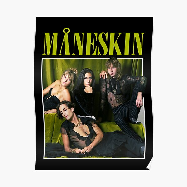 MANESKIN Maneskin merchandising Poster RB1408 product Offical Maneskin Merch