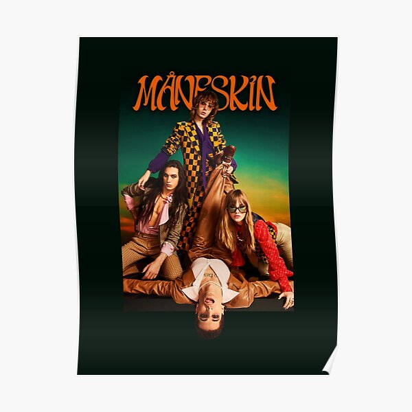 Maneskin rock band Maneskin Poster RB1408 product Offical Maneskin Merch