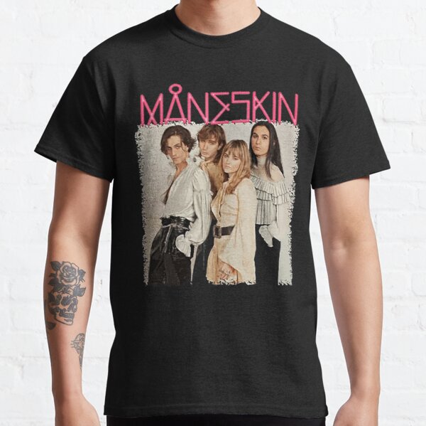 The Official Merchandise of Maneskin - Maneskin Classic T-Shirt RB1408 product Offical Maneskin Merch