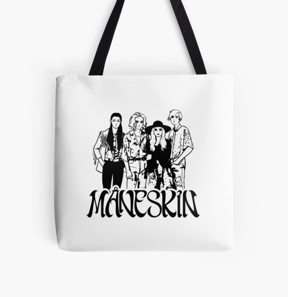 Maneskin rock band Maneskin All Over Print Tote Bag RB1408 product Offical Maneskin Merch