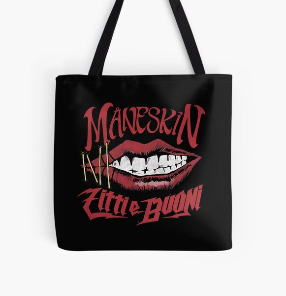 MANESKIN zitti e buoni All Over Print Tote Bag RB1408 product Offical Maneskin Merch