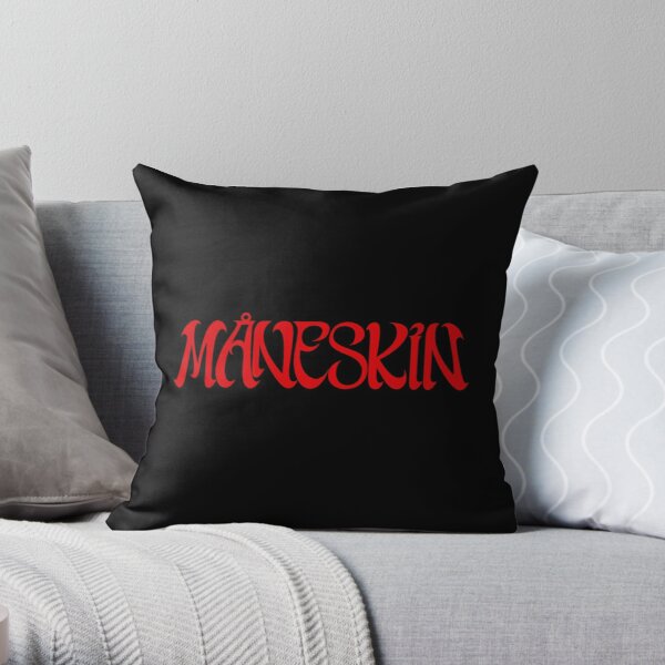 Maneskin fan & art Throw Pillow RB1408 product Offical Maneskin Merch