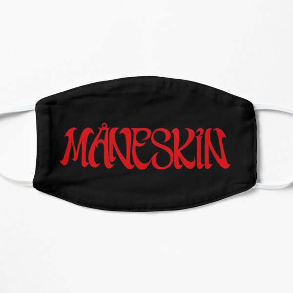 Maneskin fan & art Flat Mask RB1408 product Offical Maneskin Merch