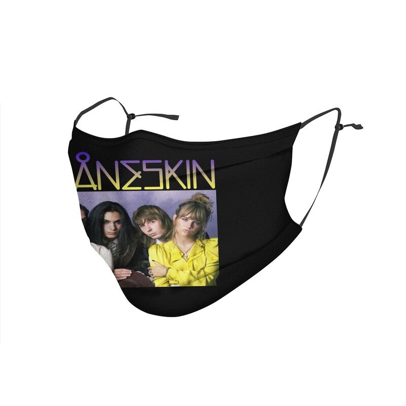 Maneskin Italian Rock Band Reusable Mouth Face Mask Adult Lover Song Contest Italy Hip Hop Mask 1 - Maneskin Shop