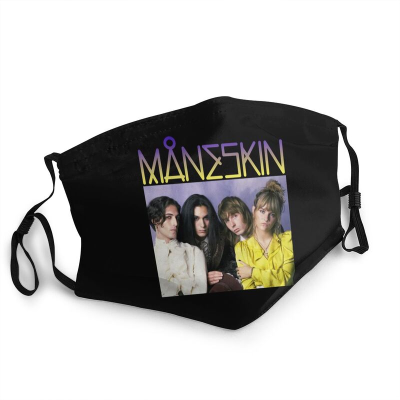 Maneskin Italian Rock Band Reusable Mouth Face Mask Adult Lover Song Contest Italy Hip Hop Mask - Maneskin Shop