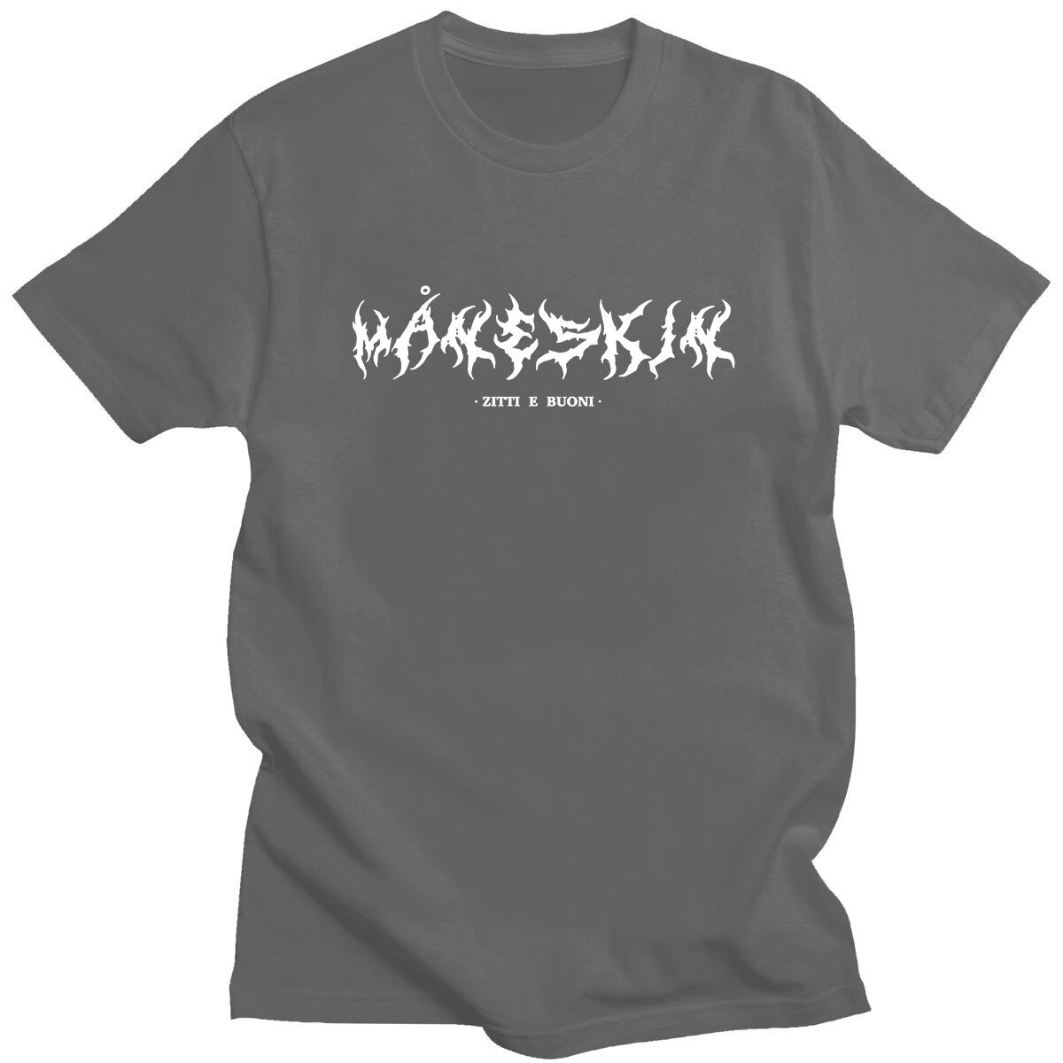 2021 Hot Sale Harajuku New Teeshirt Maneskin Men T Shirt Black Cotton Men Shirts Fashion T 1 - Maneskin Shop