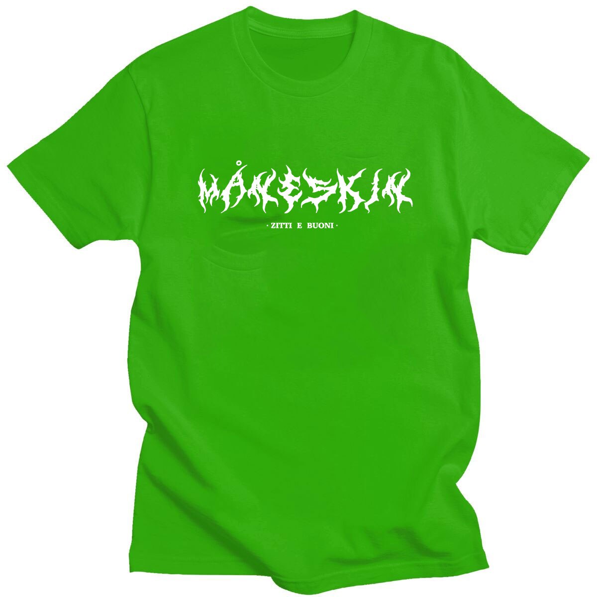 2021 Hot Sale Harajuku New Teeshirt Maneskin Men T Shirt Black Cotton Men Shirts Fashion T 3 - Maneskin Shop