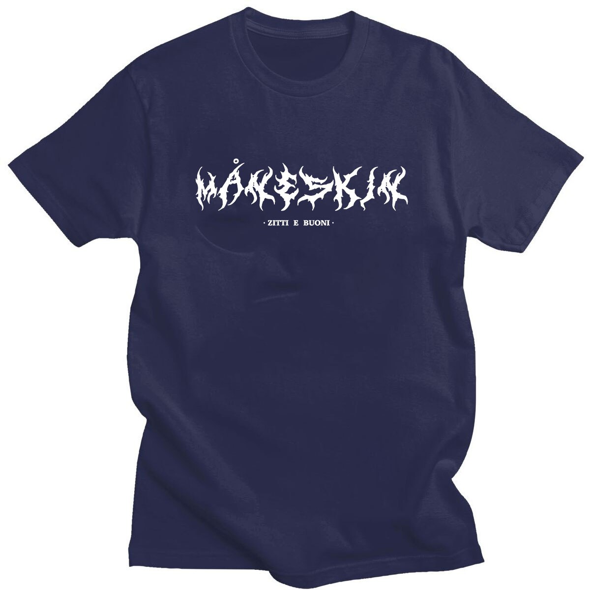 2021 Hot Sale Harajuku New Teeshirt Maneskin Men T Shirt Black Cotton Men Shirts Fashion T 4 - Maneskin Shop