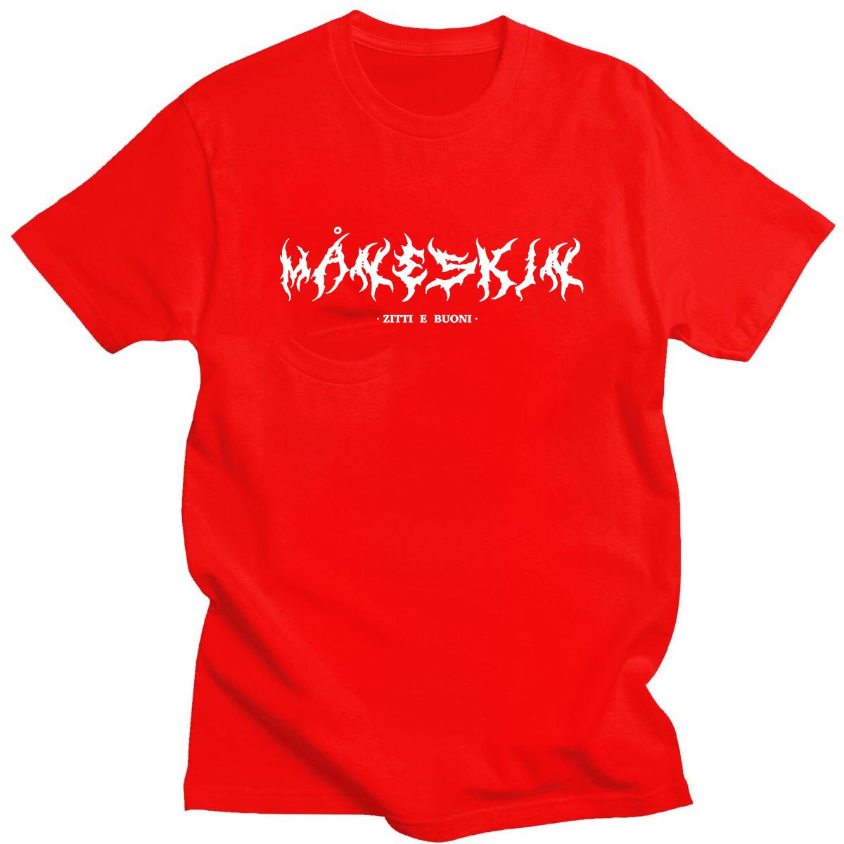 2021 Hot Sale Harajuku New Teeshirt Maneskin Men T Shirt Black Cotton Men Shirts Fashion T 5 - Maneskin Shop