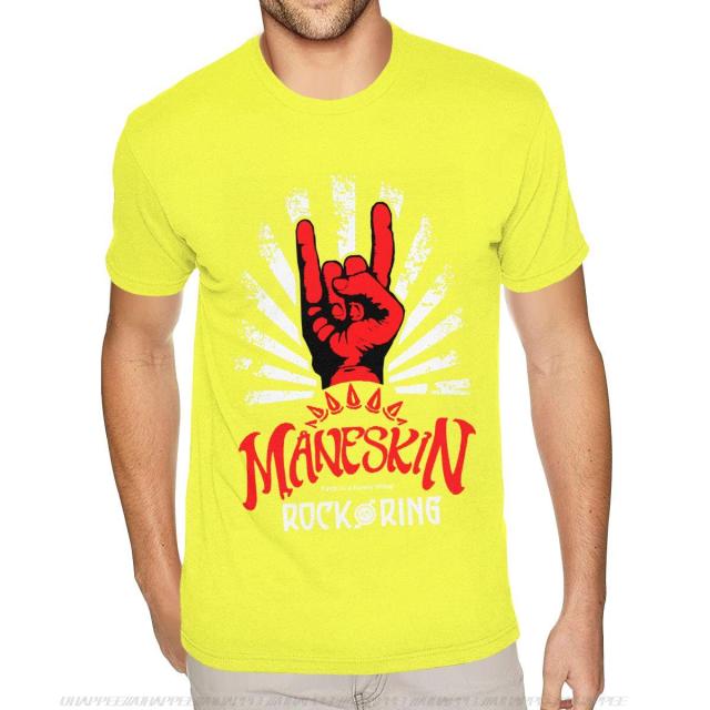 Black Maneskin Best Rock Am Ring Tshirt Mens 6XL Short Sleeve Cotton Black Crew T Shirts 16.jpg 640x640 16 - Maneskin Shop