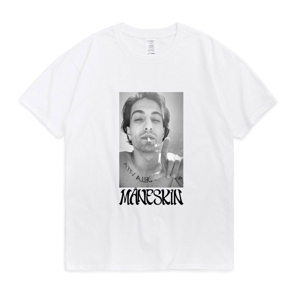 Maneskin T Shirt Summer New Fashion Casual O Neck T shirt Men Women Street Hip Hop 1 - Maneskin Shop