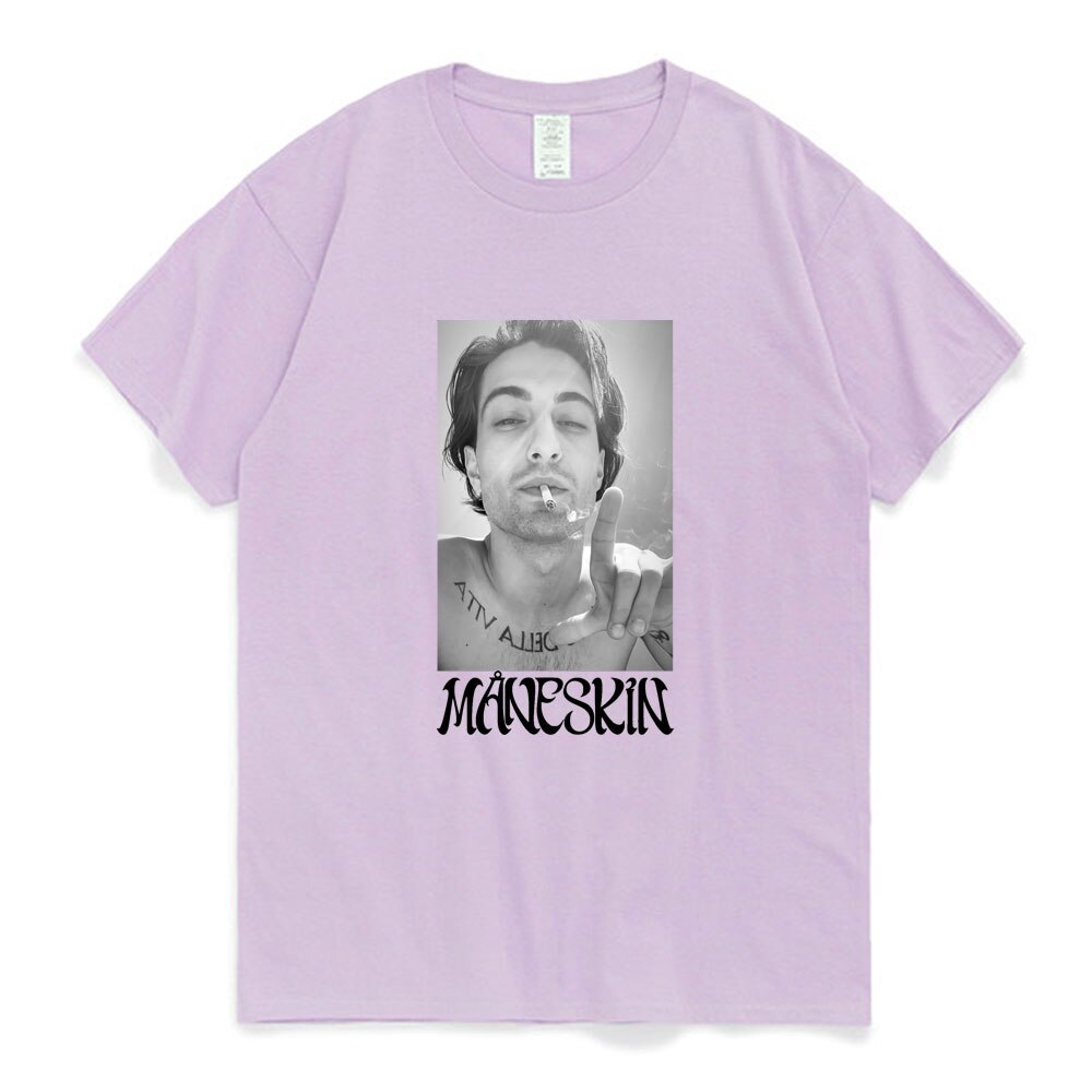 Maneskin T Shirt Summer New Fashion Casual O Neck T shirt Men Women Street Hip Hop 5 - Maneskin Shop