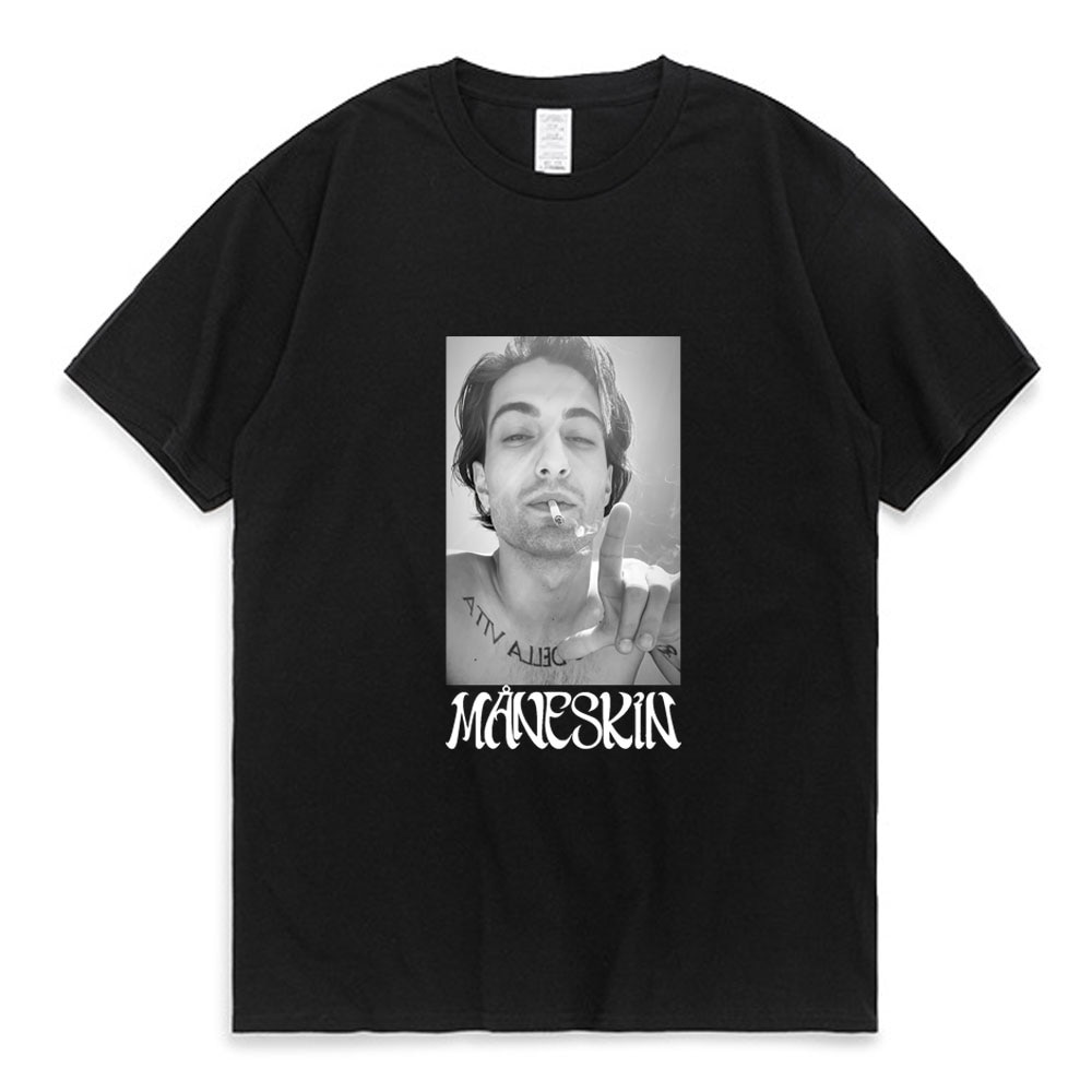 Maneskin T Shirt Summer New Fashion Casual O Neck T shirt Men Women Street Hip Hop - Maneskin Shop