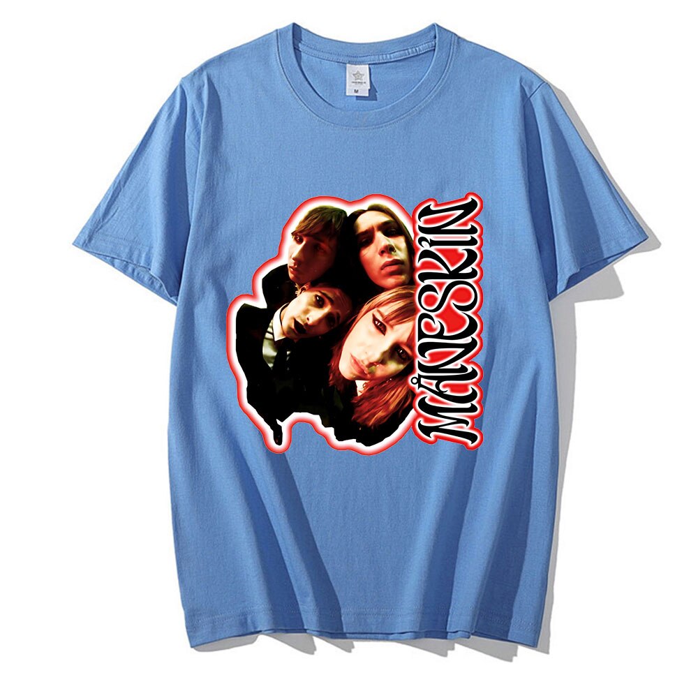Italian Band Singer Maneskin T Shirt Men Women Fashion Cotton T shirts Tops d Tee Shirt 2 - Maneskin Shop