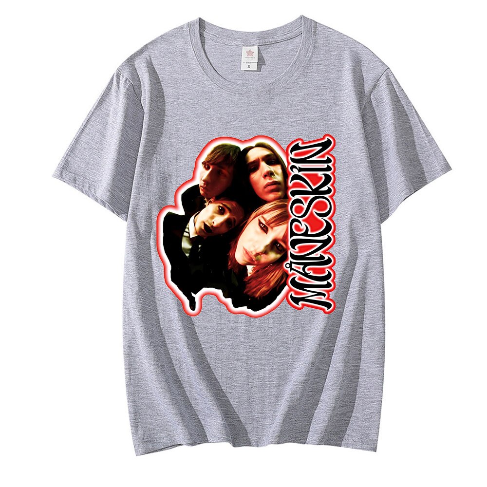 Italian Band Singer Maneskin T Shirt Men Women Fashion Cotton T shirts Tops d Tee Shirt 3 - Maneskin Shop
