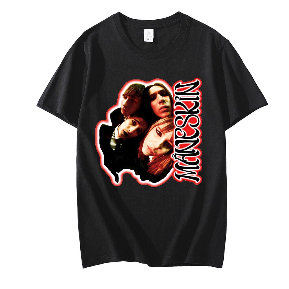Italian Band Singer Maneskin T Shirt Men Women Fashion Cotton T shirts Tops d Tee Shirt 5 - Maneskin Shop