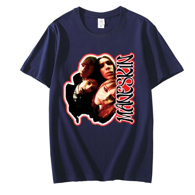 Italian Band Singer Maneskin T Shirt Men Women Fashion Cotton T shirts Tops d Tee Shirt 9.jpg 640x640 9 - Maneskin Shop