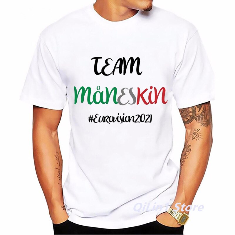 New Arrival 2021 Funny T Shirt Men M Neskin Maneskin Italy Winner Eurovision 2021 Zitti E - Maneskin Shop