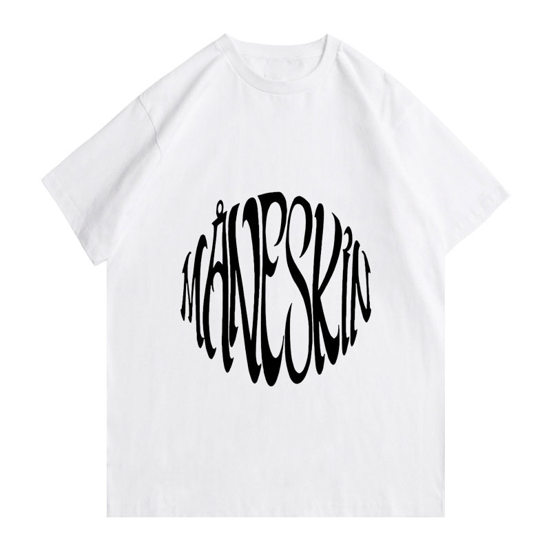 Band Maneskin Printing T Shirt Men Women fashion Oversized Cotton T shirts Children Hip hop T 1 - Maneskin Shop