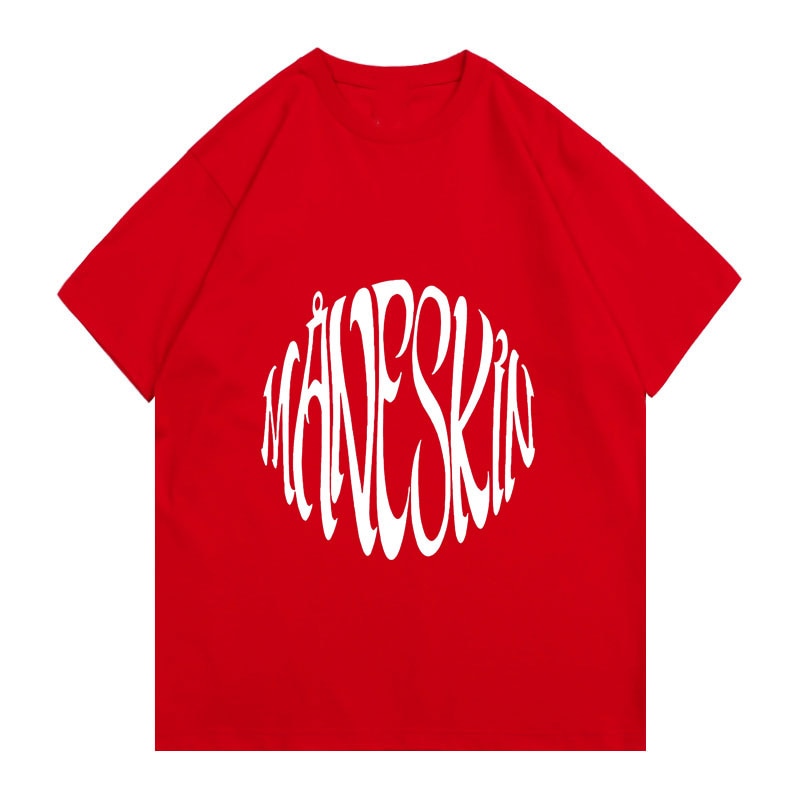 Band Maneskin Printing T Shirt Men Women fashion Oversized Cotton T shirts Children Hip hop T 2 - Maneskin Shop