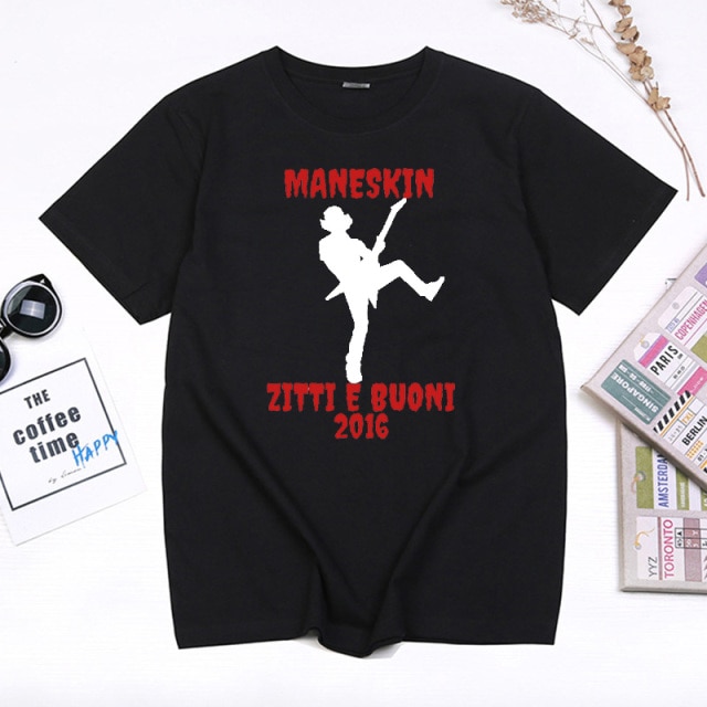 Maneskin T Shirt Women Rock Gesture Graphic Tops Summer Fashion Casual Unisex T Shirts Harajuku Streetwear 1.jpg 640x640 1 - Maneskin Shop