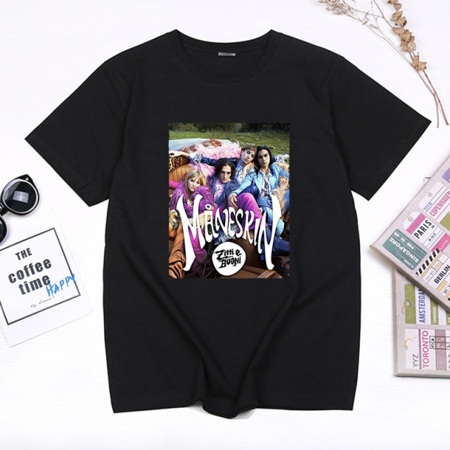 Maneskin T Shirt Women Rock Gesture Graphic Tops Summer Fashion Casual Unisex T Shirts Harajuku Streetwear 4.jpg 640x640 4 - Maneskin Shop