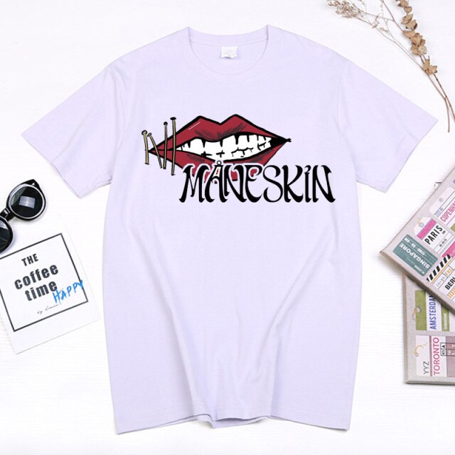 Maneskin T Shirt Women Rock Gesture Graphic Tops Summer Fashion Casual Unisex T Shirts Harajuku Streetwear 9.jpg 640x640 9 - Maneskin Shop