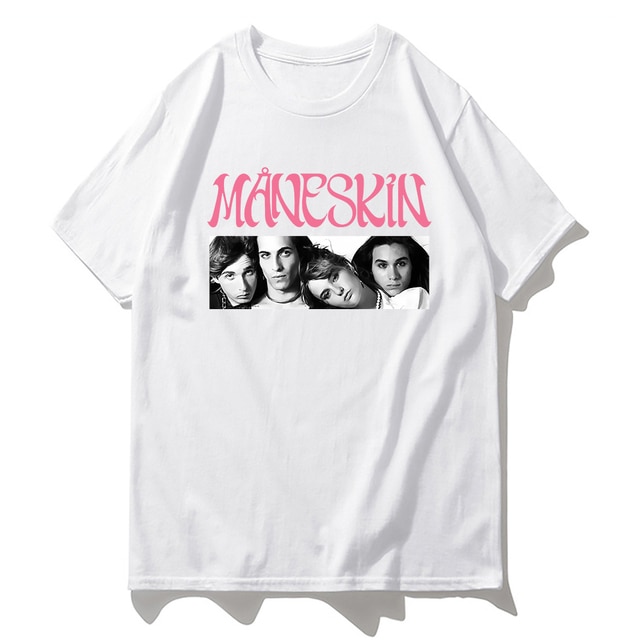 Maneskin T Shirt New Fashion Women M Neskin Hip Hop T Shirt Female Harajuku Zitti E 3.jpg 640x640 3 - Maneskin Shop