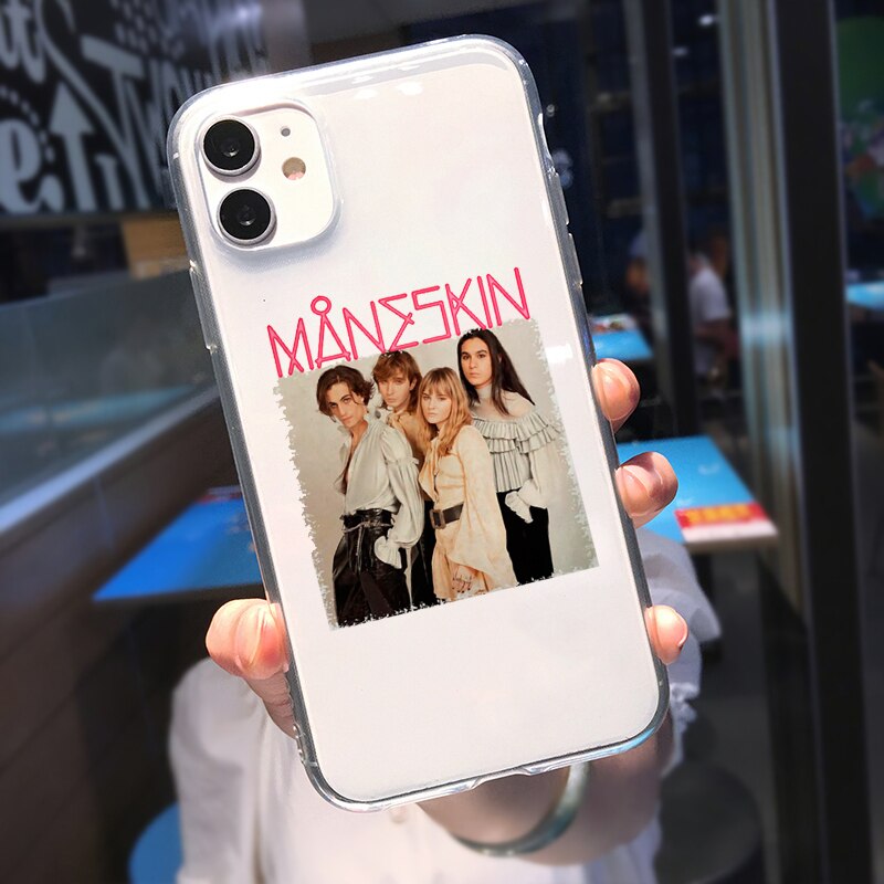 Maneskin Damiano David Phone Case For iPhone 11 12 Pro MAX 13 XR XS 7 SE20 1 - Maneskin Shop