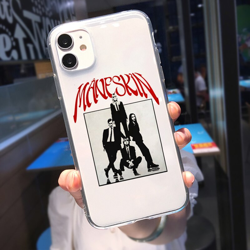 Maneskin Damiano David Phone Case For iPhone 11 12 Pro MAX 13 XR XS 7 SE20 2 - Maneskin Shop