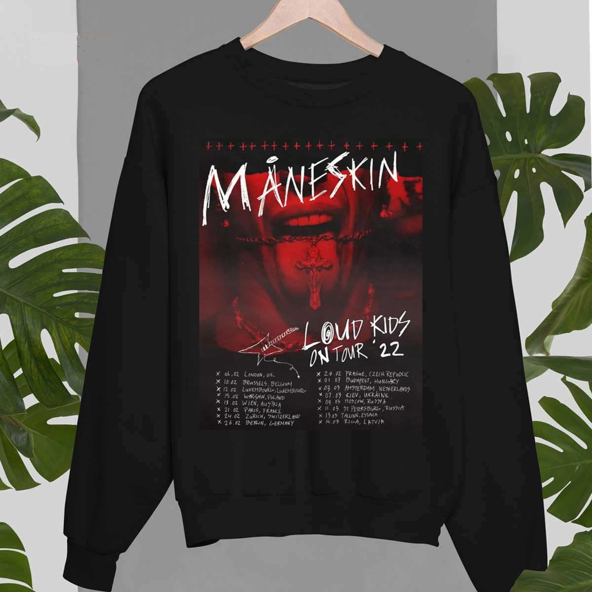 maneskin sweatshirt 1 - Maneskin Shop