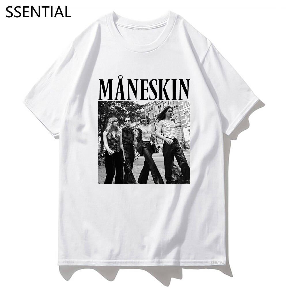 Maneskin T Shirt New Summer Fashion Mens Casual O Neck Damiano David T Shirts Male Harajuku 1 - Maneskin Shop