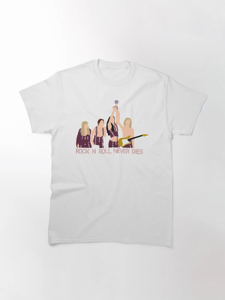Maneskin T-Shirts – Rock N Roll Never Dies Classic T-Shirt 3 - Maneskin Shop Maneskin T-Shirts – Rock N Roll Never Dies Classic T-Shirt - Image 3