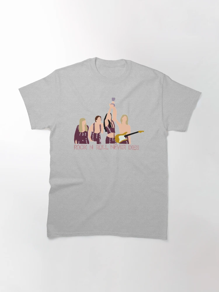 Maneskin T-Shirts – Rock N Roll Never Dies Classic T-Shirt 2 - Maneskin Shop Maneskin T-Shirts – Rock N Roll Never Dies Classic T-Shirt - Image 2