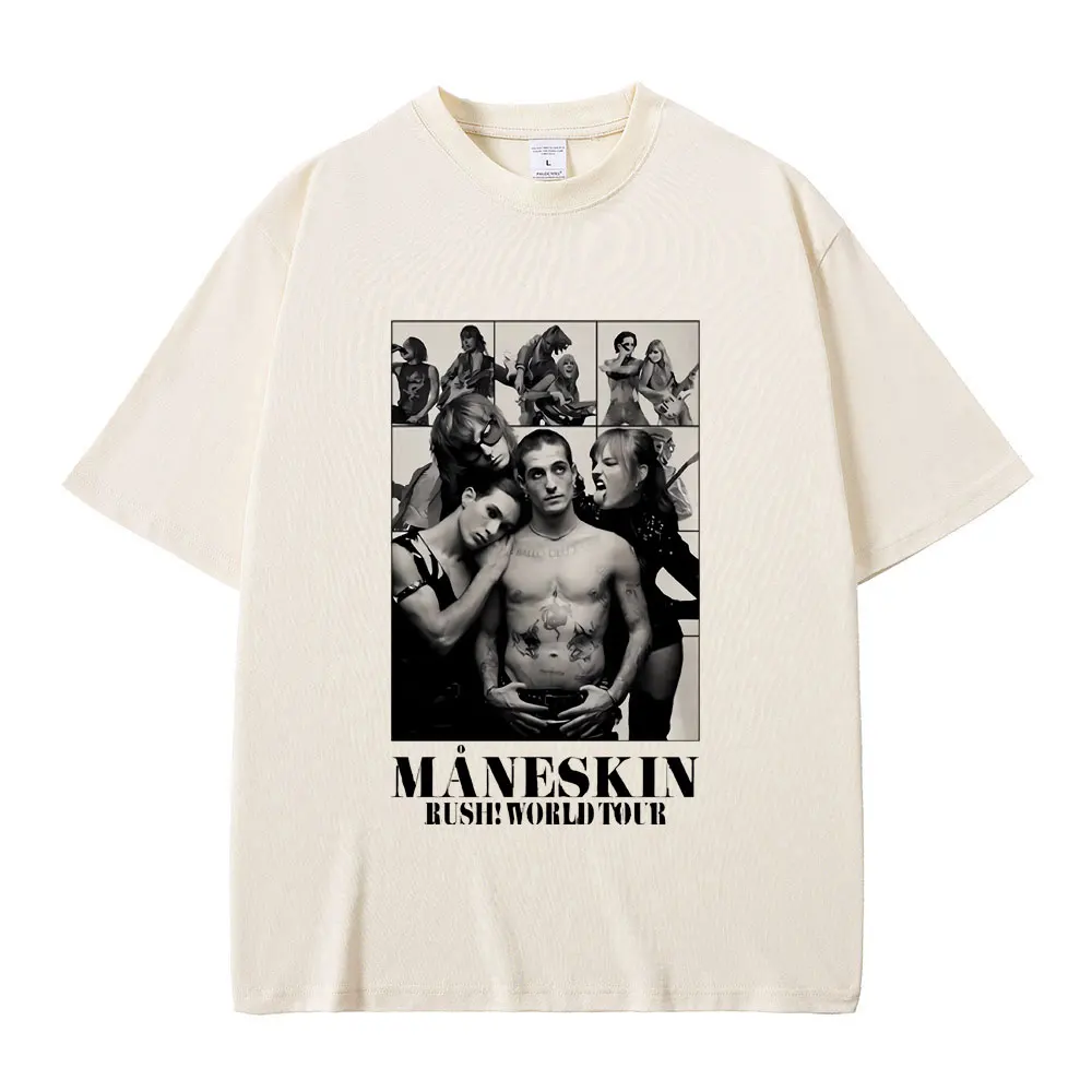 Italian Rock Band Maneskin Rush World Tour Graphic T-shirt 6 - Maneskin Shop Italian Rock Band Maneskin Rush World Tour Graphic T-shirt - Image 6