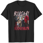 Rush! Band Photo LA 0404 Måneskin T-shirts