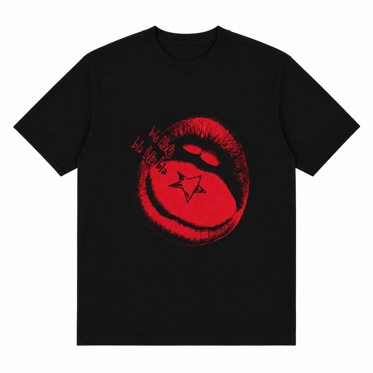 Maneskin BLA BLA BLA HTCT0608 Maneskin T-Shirt 1 - Maneskin Shop Maneskin BLA BLA BLA HTCT0608 Maneskin T-Shirt