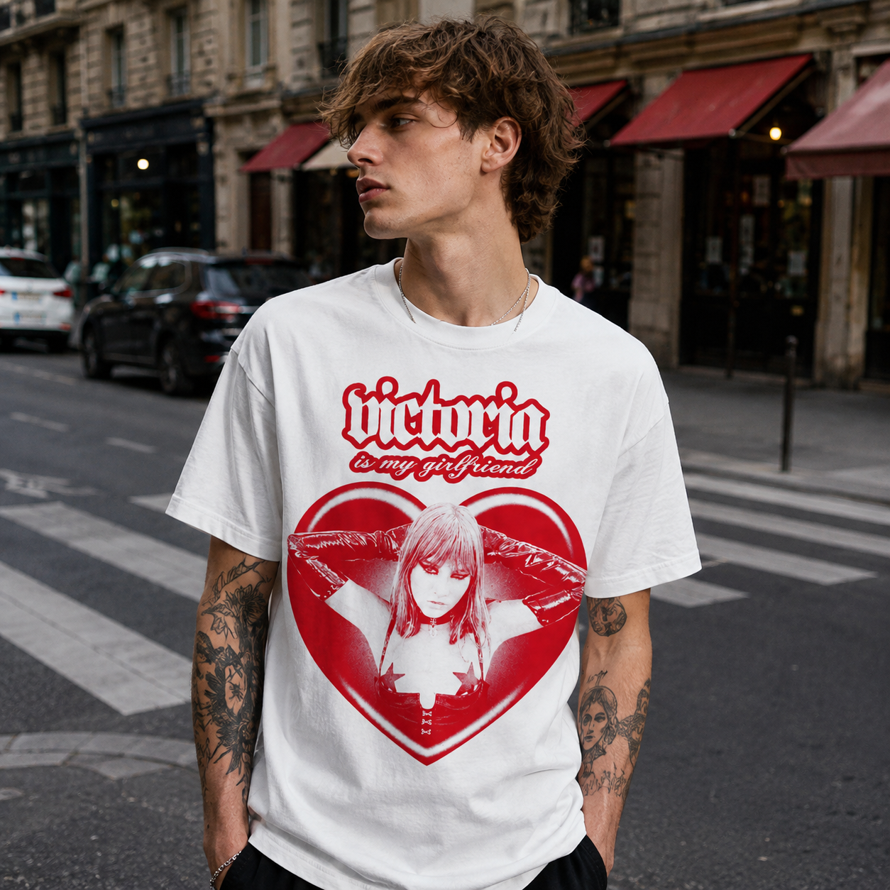 Maneskin VIC’s GF HTCT0608 Maneskin T-Shirt 2 - Maneskin Shop Maneskin VIC’s GF HTCT0608 Maneskin T-Shirt - Image 2