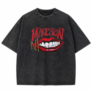 Maneskin Mammamia HTCT0608 Maneskin Washed T-Shirt